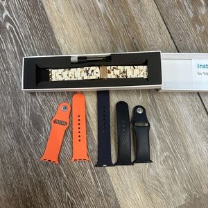 Stylish Multi-Color Apple Watch Band Set